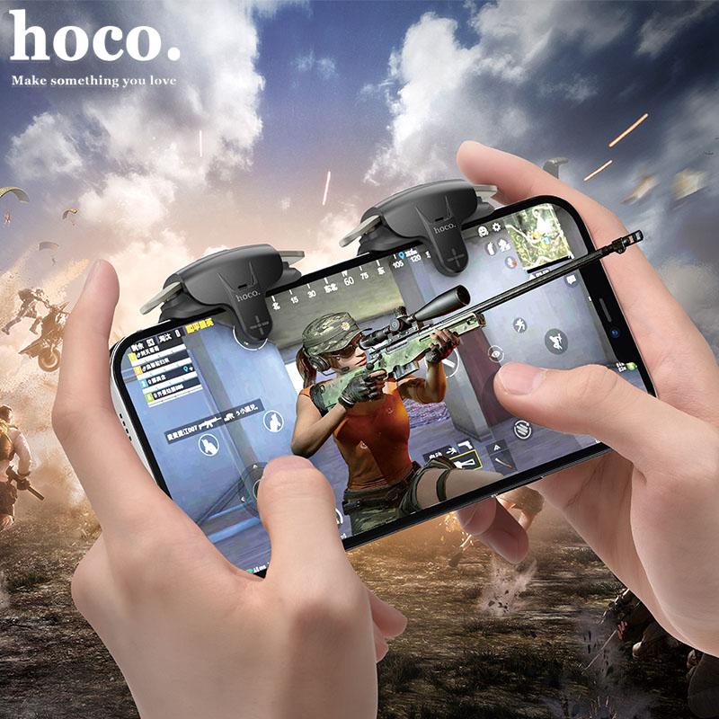 Soportes Gatillos De Juego Hoco Gm6 Fortnite Pubg Freefire – imagen 5