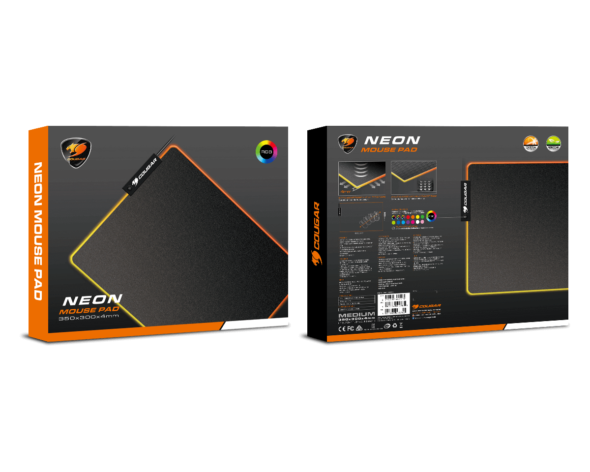 Mousepad Gamer Cougar Neon Rgb – imagen 5