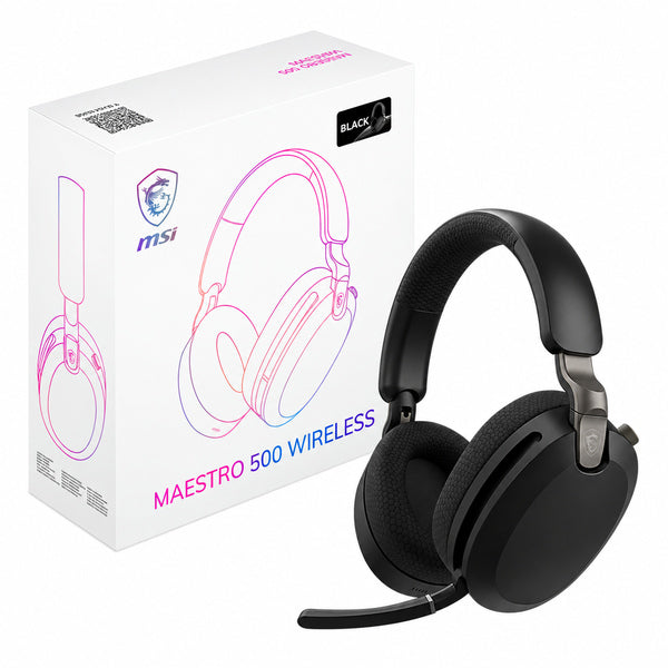 Audífonos Gamer Msi Maestro 500 Wireless ANC 2.4GHz Hasta 90 h