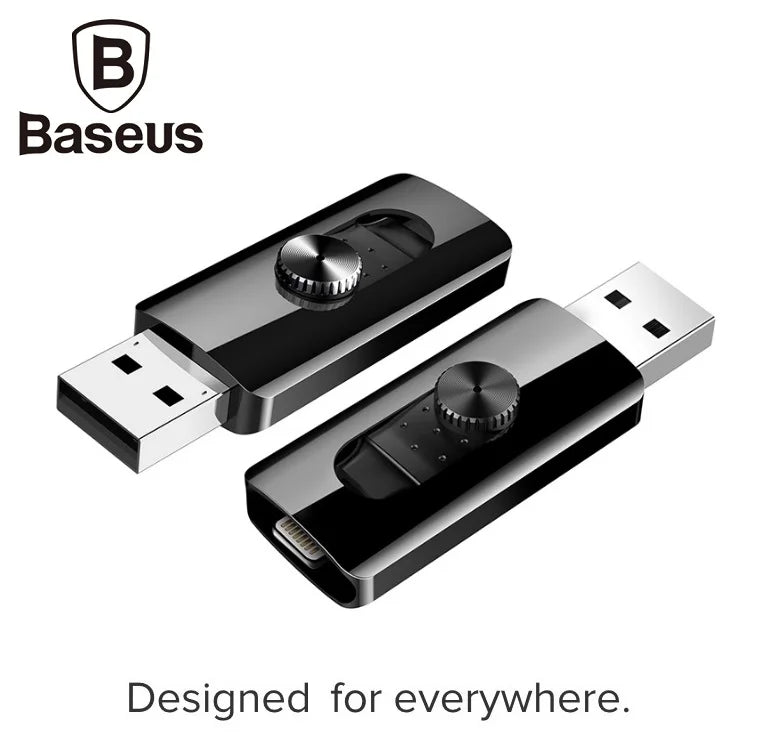 Pendrive Iphone Obsidian X2 Lightning MFI 32 GB Baseus Negro – imagen 4