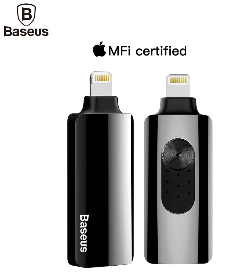 Pendrive Iphone Obsidian X2 Lightning MFI 32 GB Baseus Negro – imagen 5