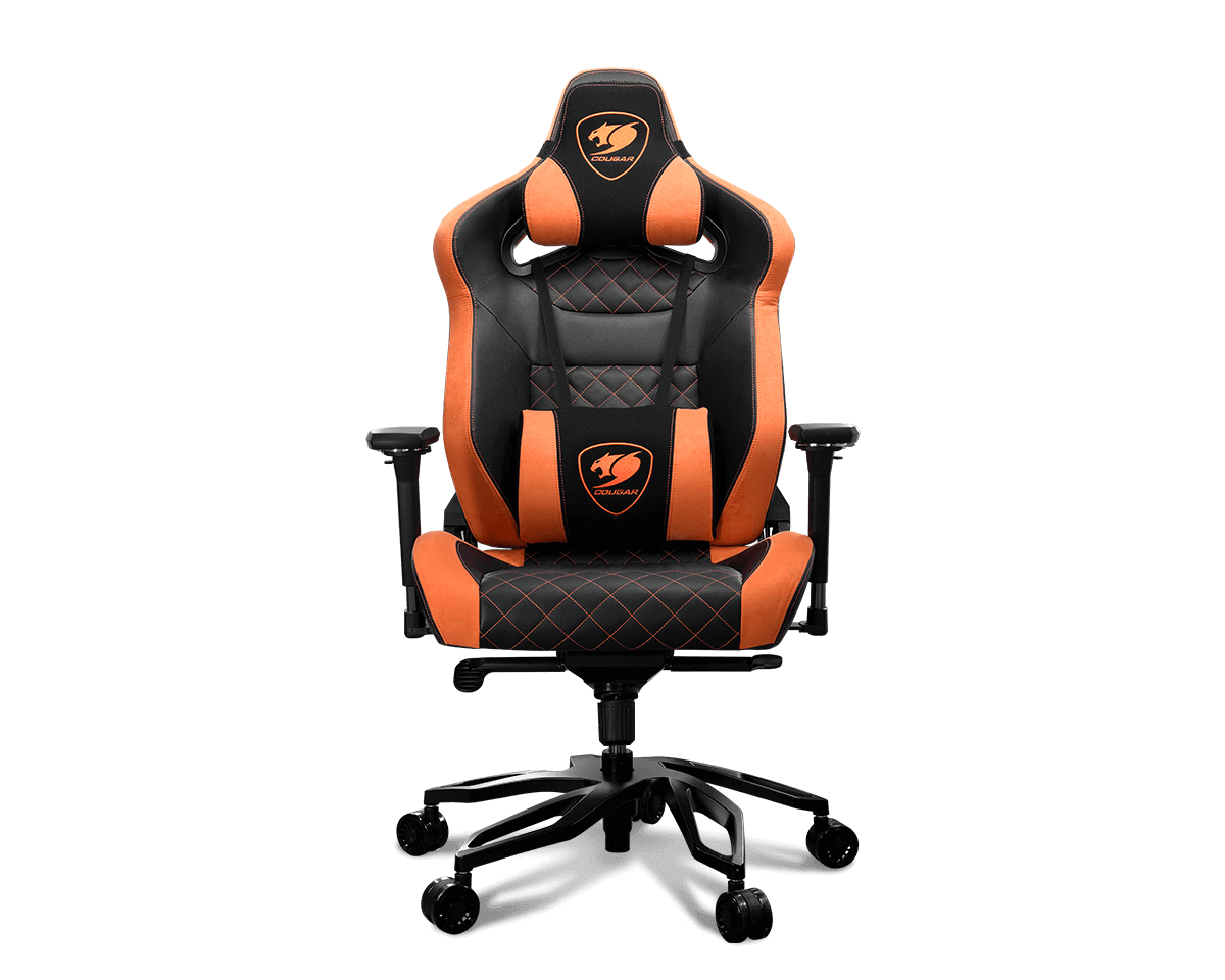 Silla Gamer Profesional Cougar Armor Titan Pro Negro Naranjo – imagen 4