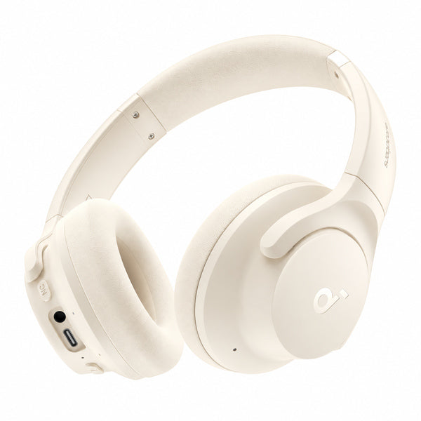 Audífonos Bluetooth Over-Ear Soundcore Q20i ANC Híbrido Hi-Res 60 Horas Blanco