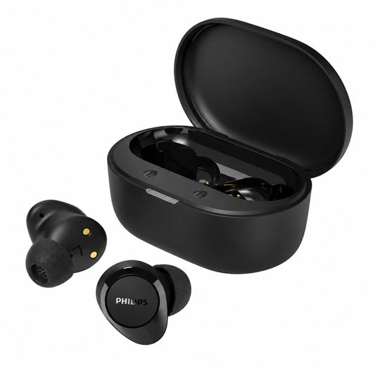 Audífonos Bluetooth True Wireless Philips TAT1300BK Dynamic Bass Negro