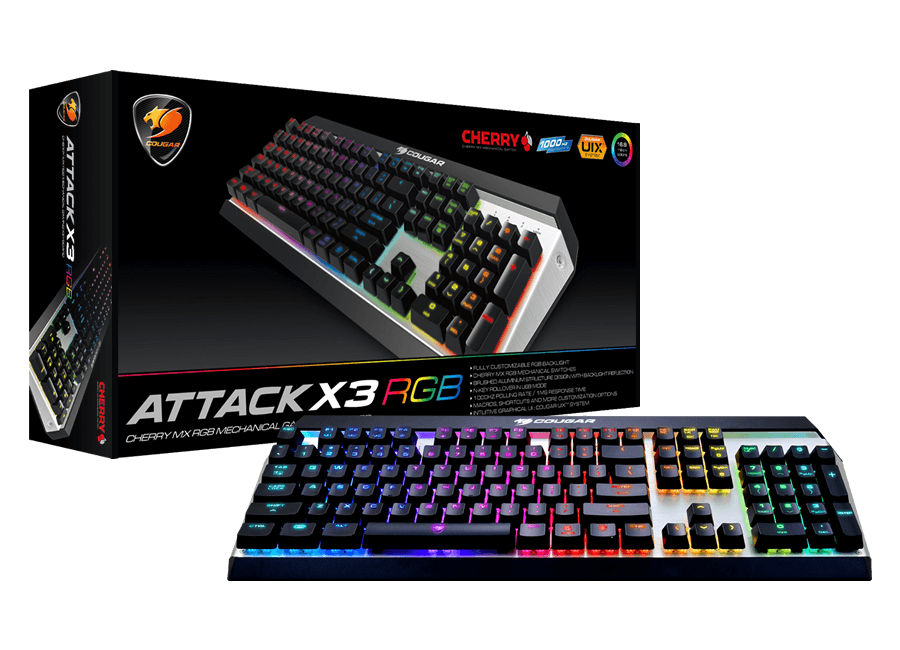 Teclado Gamer Cougar Mecanico Rgb Attack X3 – imagen 2