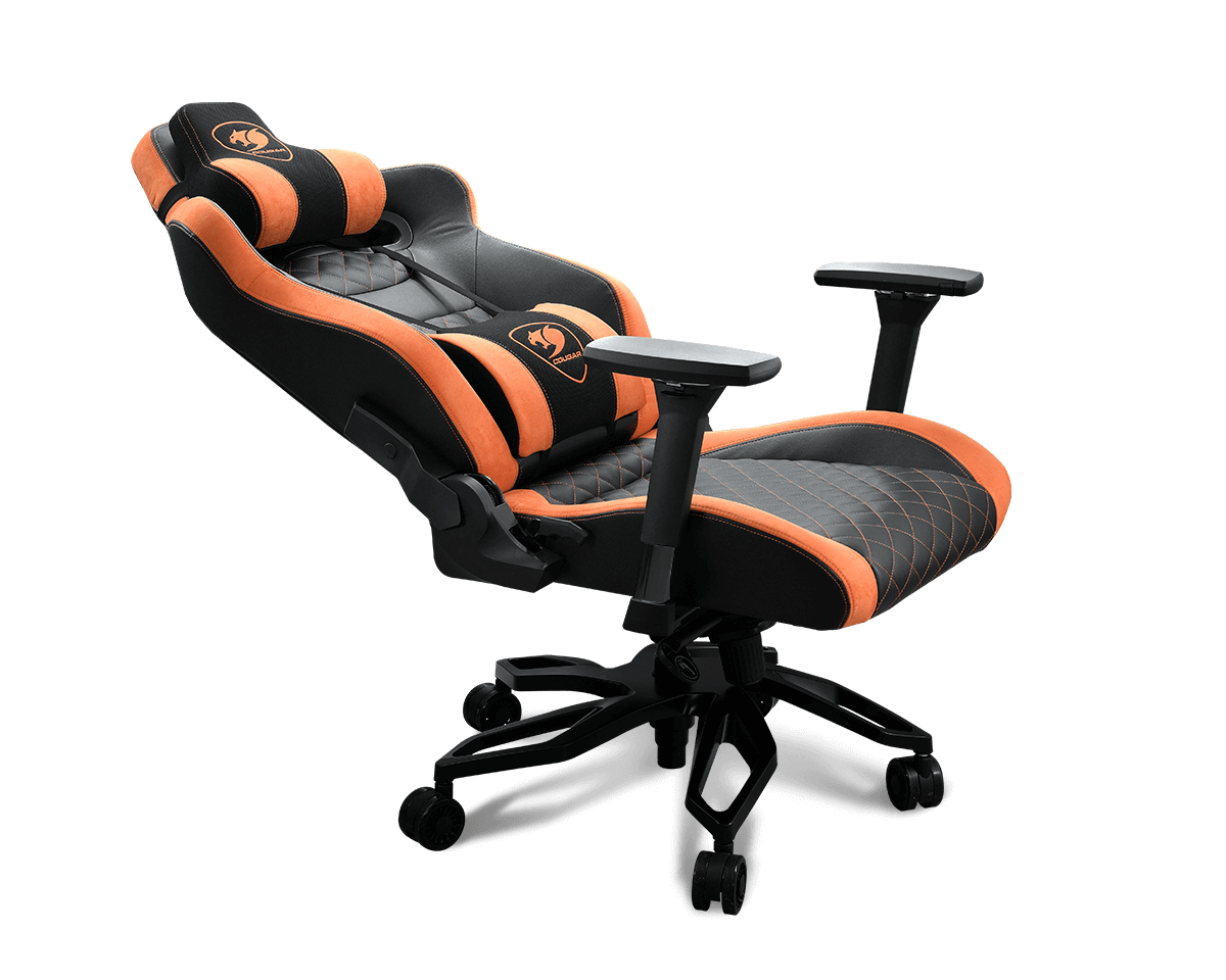 Silla Gamer Profesional Cougar Armor Titan Pro Negro Naranjo – imagen 2