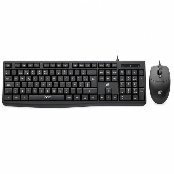 Combo Teclado y Mouse Acer EAK040 Usb + Mouse Óptico Negro