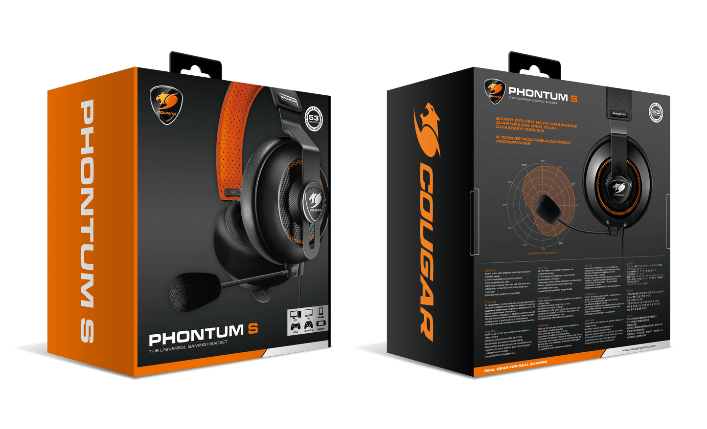 Audífonos Gamer Cougar Phontum S Nueva Version Pc Ps4 Switch – imagen 3