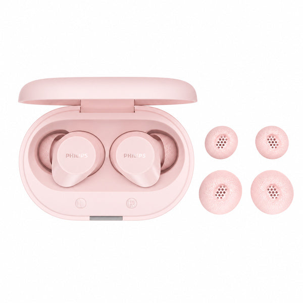 Audífonos Bluetooth True Wireless Philips TAT1300PK Dynamic Bass Rosado