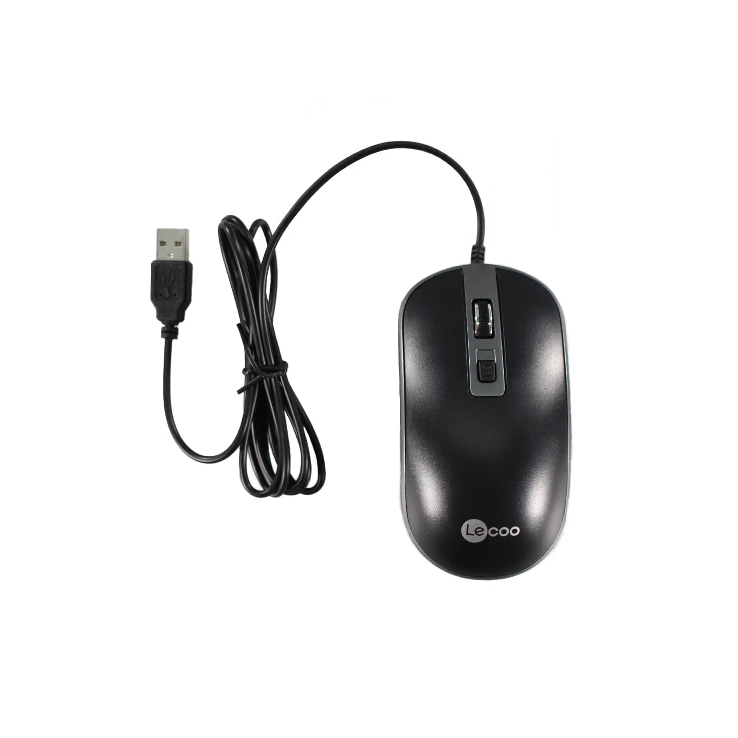 Mouse Lecoo M212 Con Cable Usb 1600 Dpi Negro – imagen 2