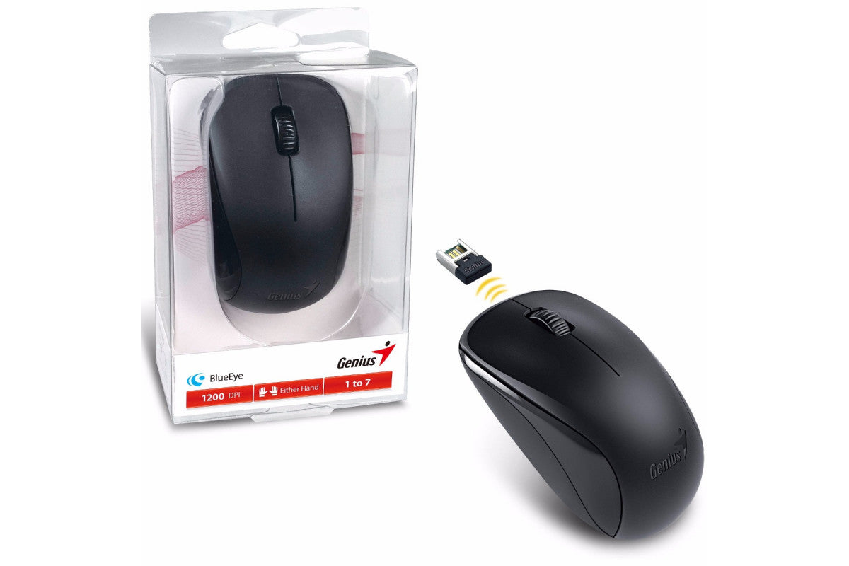 Mouse Genius Inalambrico 1200 dpi NX-7000 Negro – imagen 3