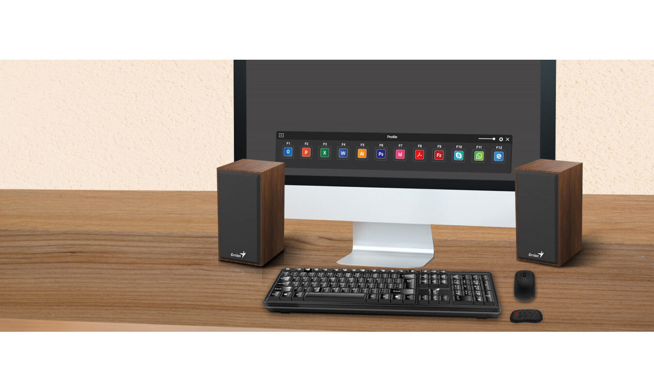 Parlantes Genius Sp-hf180 6w Usb 3.5mm Negro – imagen 4