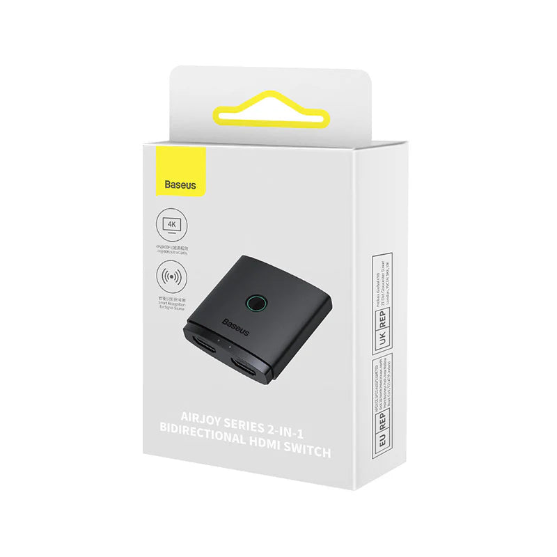 Splitter HDMI Bidireccional 2-1 AirJoy Baseus Negro – imagen 3
