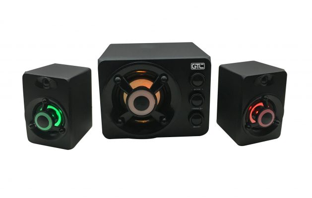 Parlante Bluetooth Subwoofer Gtc SPG-130 Led Negro – imagen 2