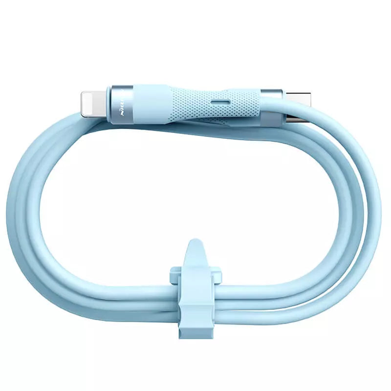 Cable Tipo C Para Lightning 1,2 Metros Nillkin Flowspeed 27w Azul – imagen 3