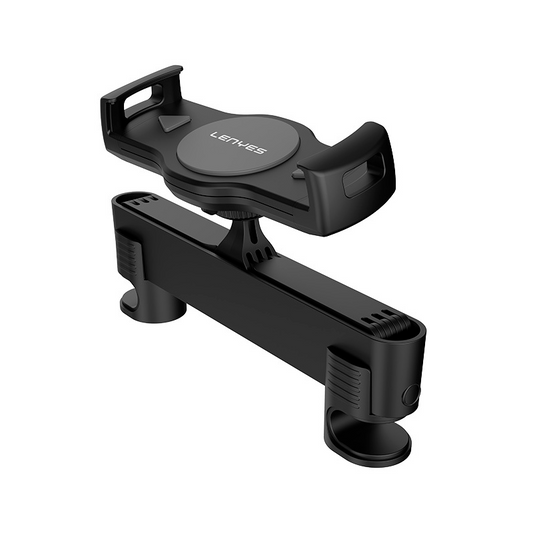 Soporte Respaldo Asiento Para Tablet Smartphone Lenyes Cr167 Negro