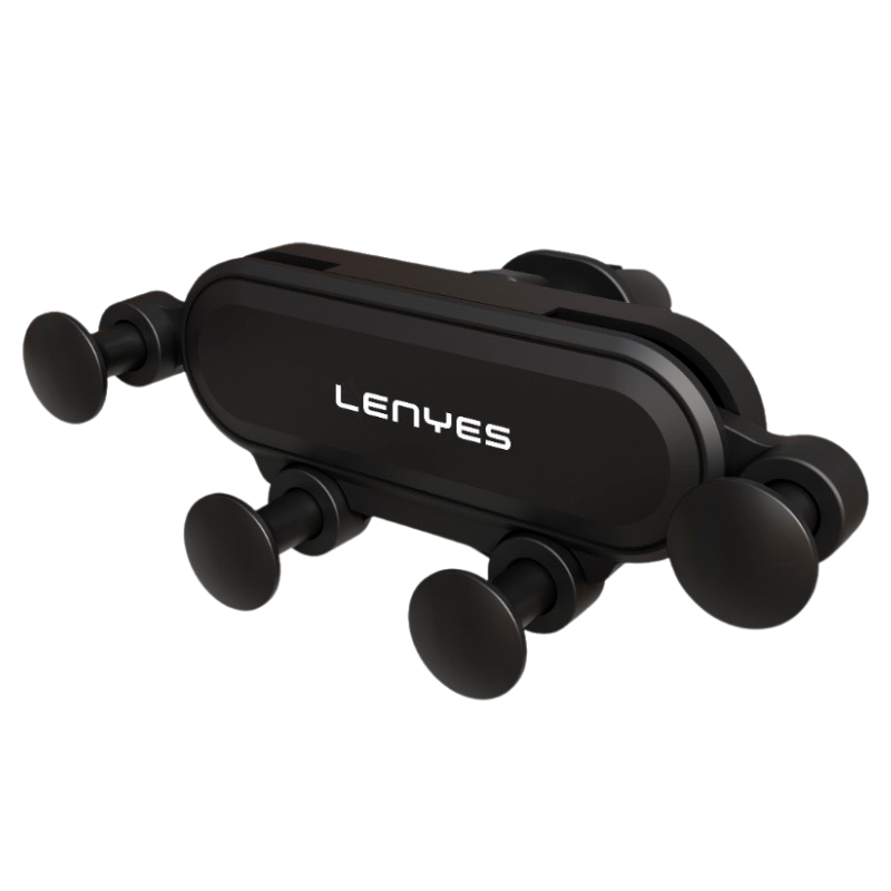 Soporte De Auto Rejilla De Aire Lenyes Cr151 Negro
