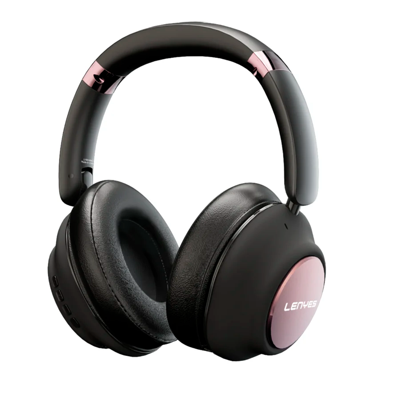 Audífonos Headset Bluetooth Lenyes Lh89 Anc Negro