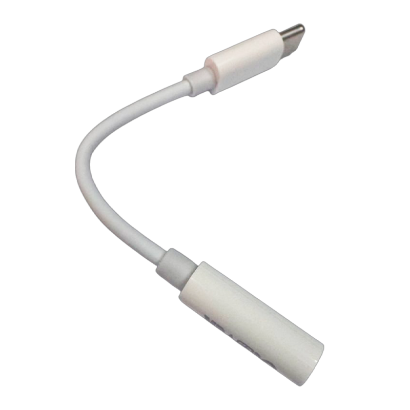 Adaptador Tipo C a Jack 3.5mm Clover Blanco – imagen 2