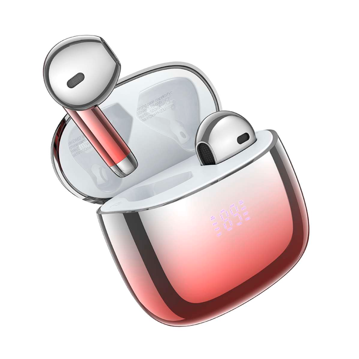 Audífonos Bluetooth Hoco Ew62 In Ear Rojo