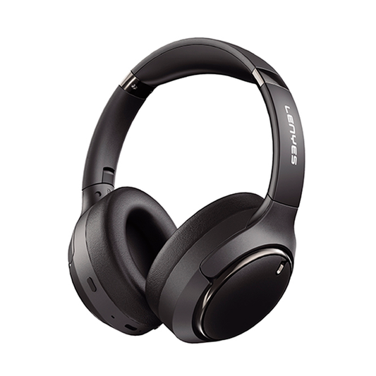 Audífonos Headset Bluetooth Lenyes Lh27 Anc Negro
