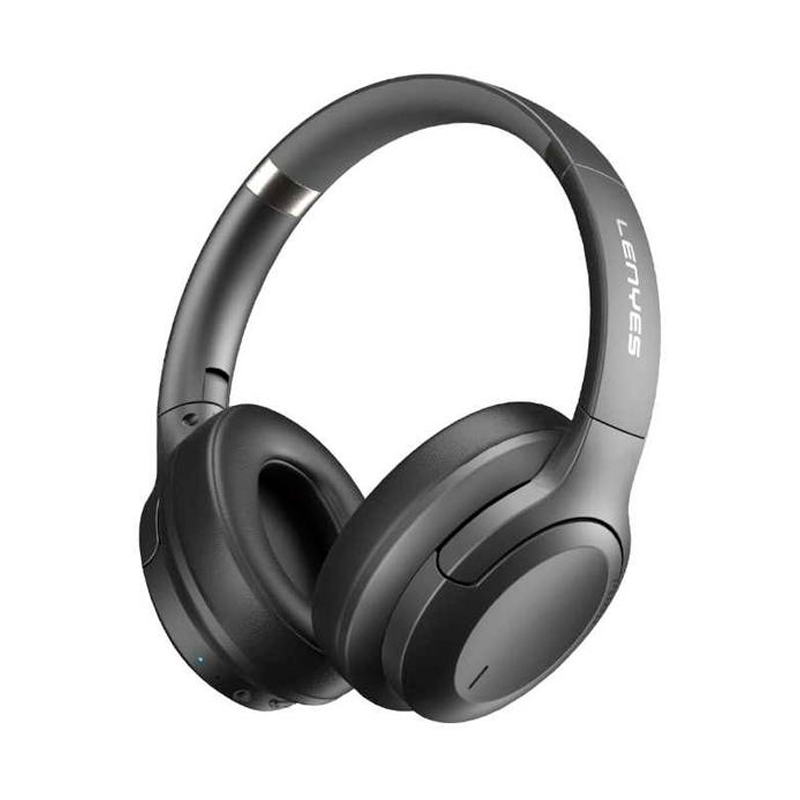 Audífonos Headset Bluetooth Lenyes Lh26 Anc Negro