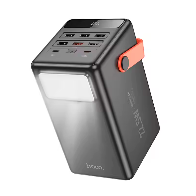 Powerbank Carga Rapida Hoco J142 100000 Mah Surpass Negro