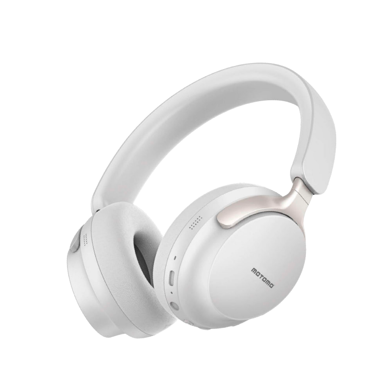 Audífonos Headset Bluetooth Motomo Mo-Lo55 Anc Cancelacion Blanco
