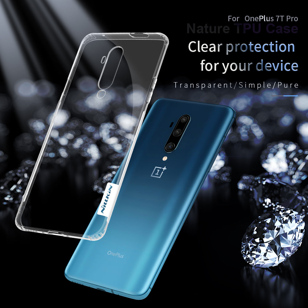 Oneplus 7t Pro Carcasa TPU Transparente Nillkin – imagen 3