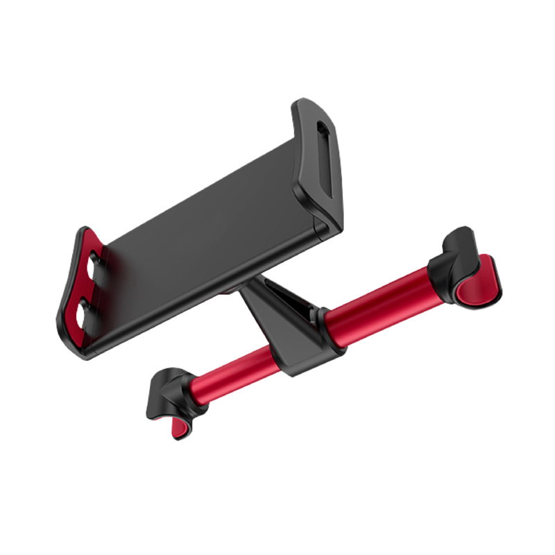 Soporte Respaldo Asiento Para Tablet Motomo Negro Rojo
