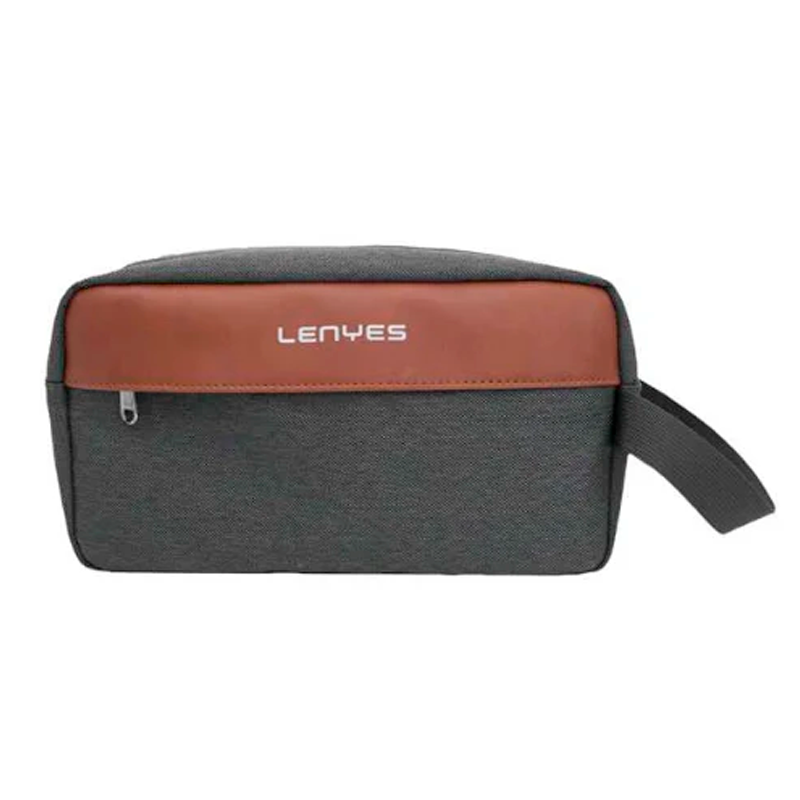 Bolso De Mano Poliester Lenyes Lb541 Gris Cafe