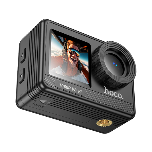 Camara Deportiva Hoco Dv103 1080p Dual Camara Negro