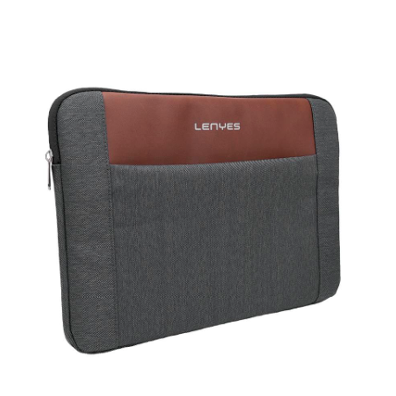 Bolso Notebook Protección Lenyes Lb542 13 Pulgadas Gris Cafe