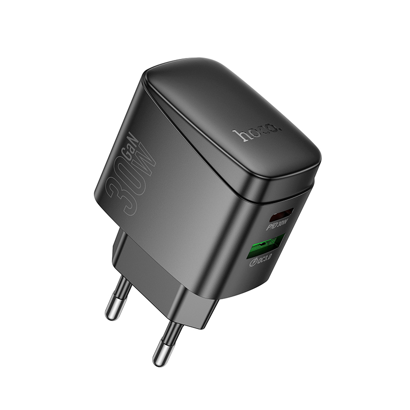 Cargador Carga Rapida Hoco Cs61a 30w Qc 3.0 Negro – imagen 2
