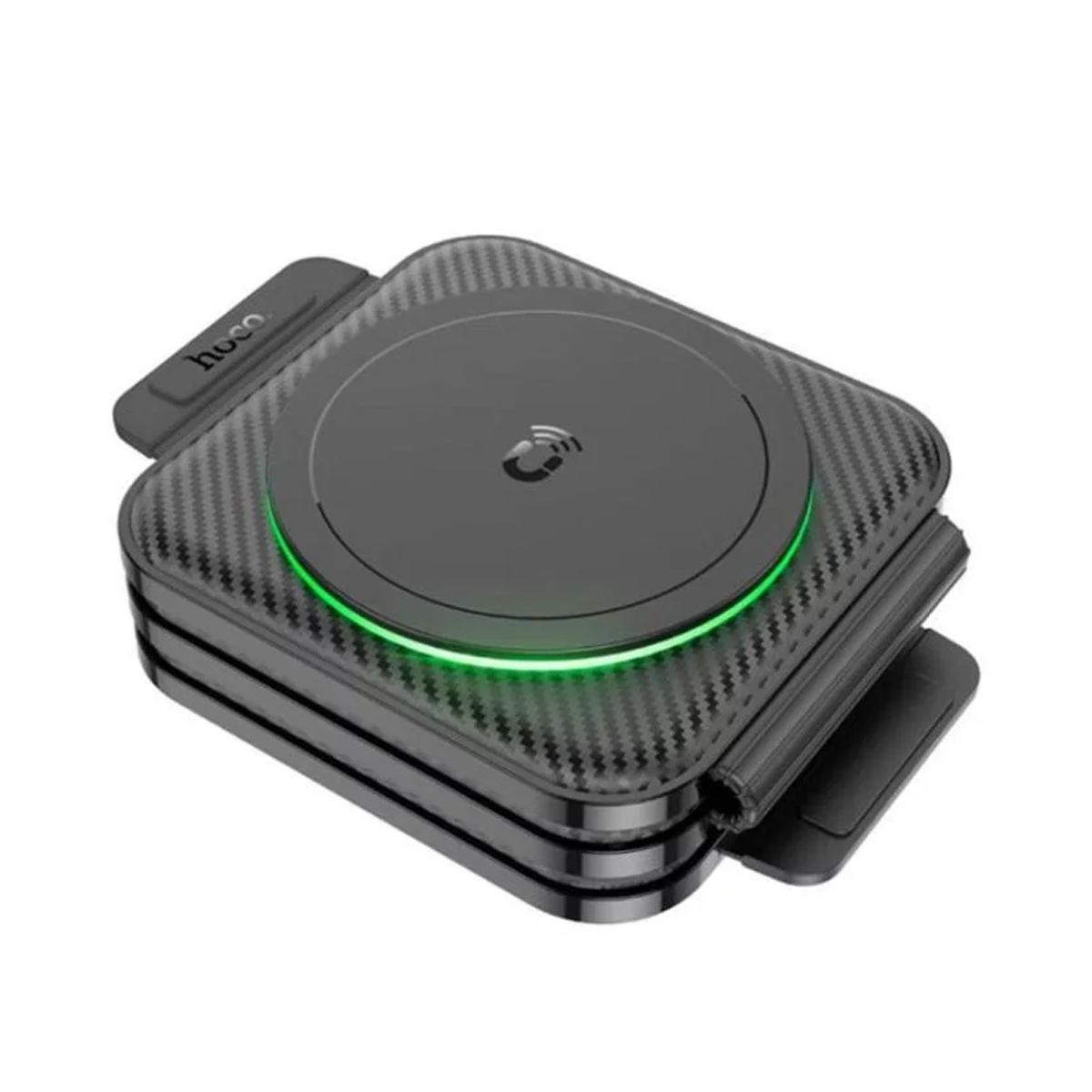 Cargador Inalámbrico 3 en 1 Hoco Cq4 15w Negro – imagen 3