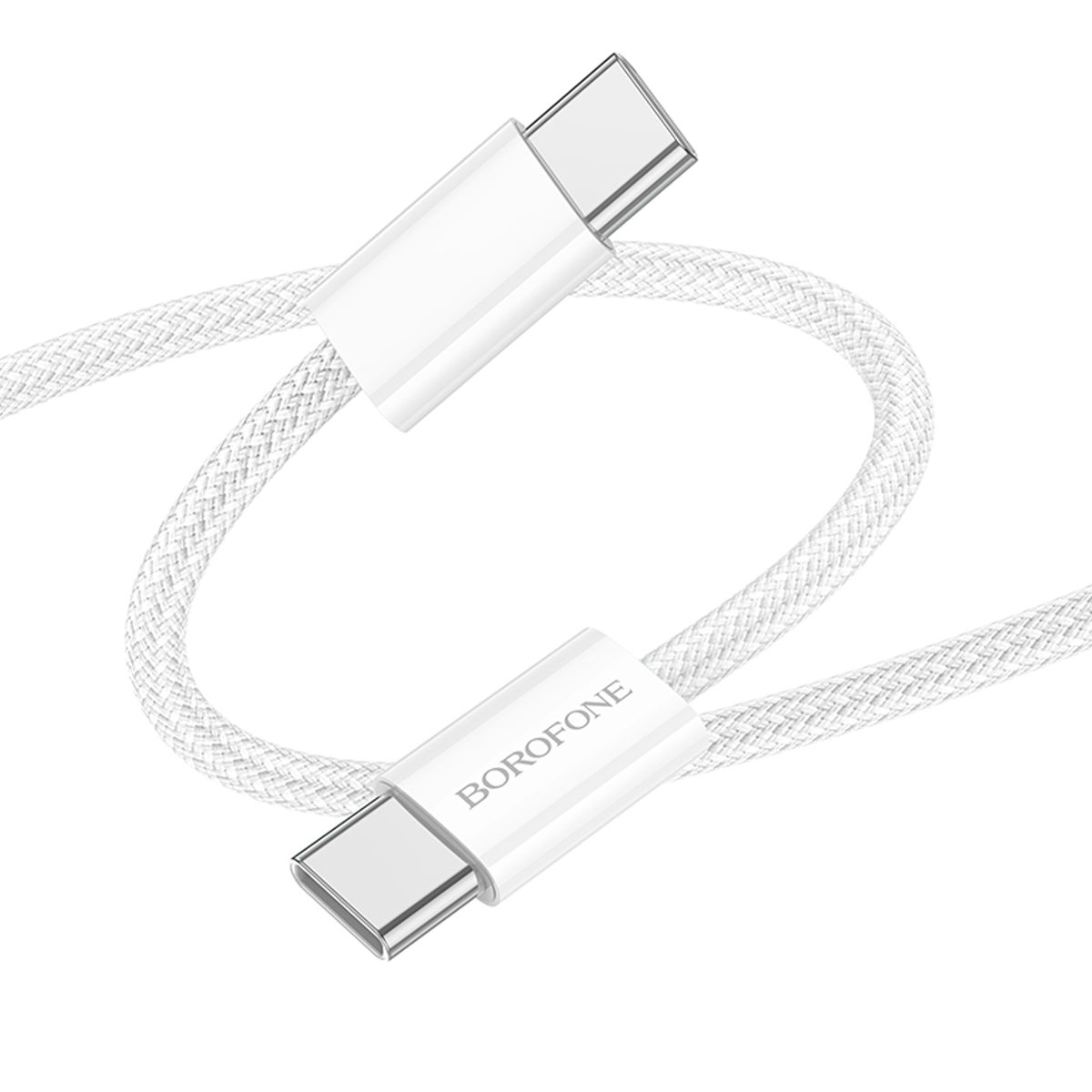 Cable Tipo C a Tipo C 60w Borofone Bx103 Blanco
