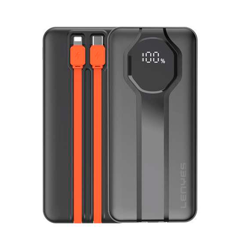 Powerbank Carga Rapida Lenyes Px136d 10000 Mah Negro
