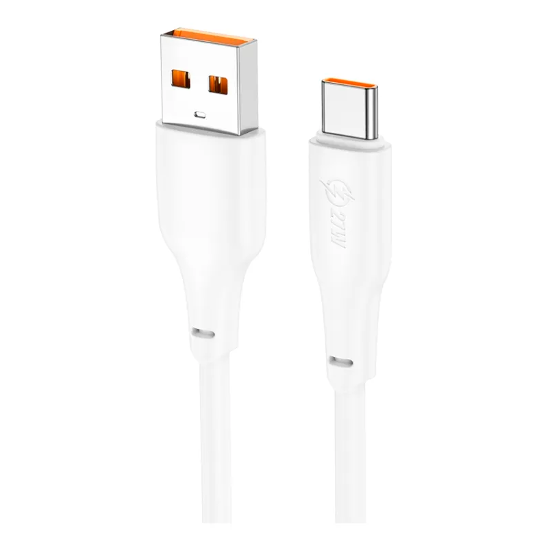 Cable Usb a Tipo C Hoco X93 Force 27w 1 Metro Blanco