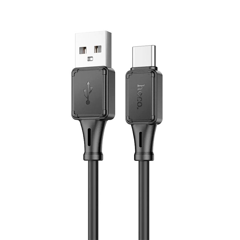 Cable Usb a Tipo C Hoco X101 Assistant 3a 1 Metro Negro