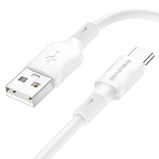 Cable Usb a Tipo C Borofone Bx80 Succed Blanco