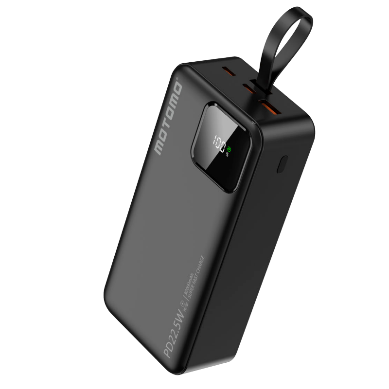 Bateria Portatil Powerbank Motomo Pb51 30.000 Mah Negro