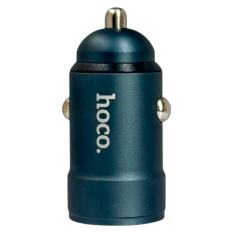 Cargador De Auto Usb Tipo C Hoco Z57 30w Negro – imagen 2