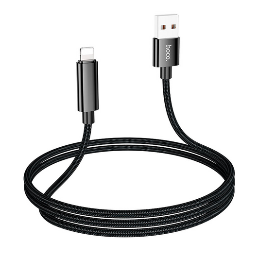 Cable Usb a Lightning 66w Hoco U125 Negro