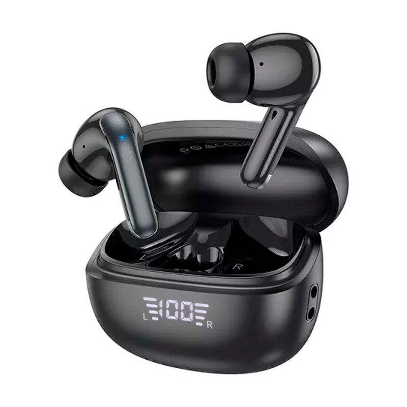 Audífonos Bluetooth In Ear Hoco Eq5 Anc + enc Negro