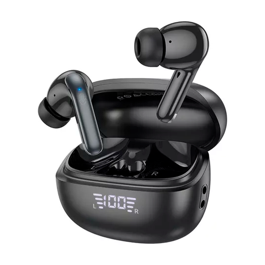 Audífonos Bluetooth In Ear Hoco Eq5 Anc + enc Negro