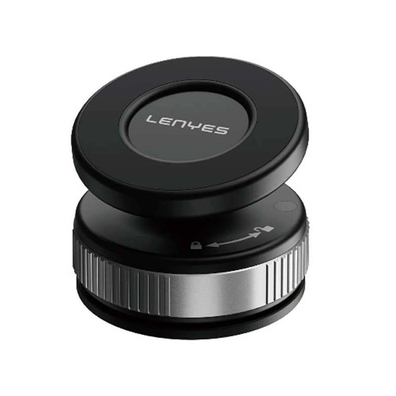 Soporte Magnetico Suction Cup Smartphone Lenyes Cr201 Negro