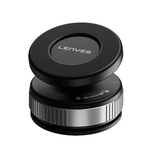 Soporte Magnetico Suction Cup Smartphone Lenyes Cr201 Negro