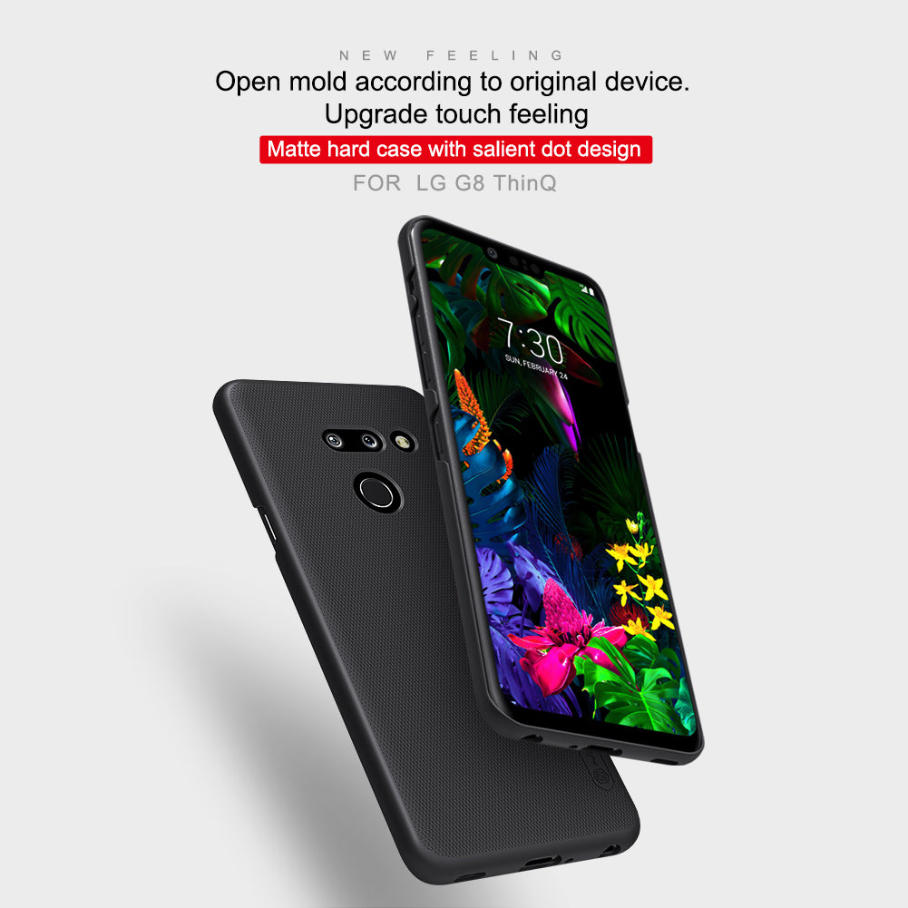 Lg G8 Carcasa Frosted Nillkin + Soporte – imagen 2