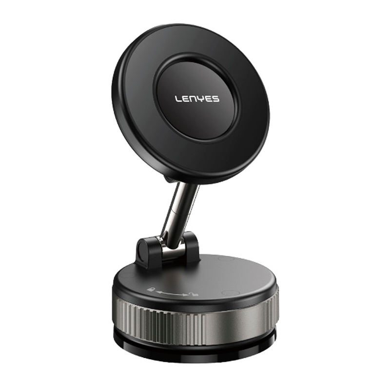 Soporte Magnetico Suction Cup Smartphone Lenyes Cr202 Negro
