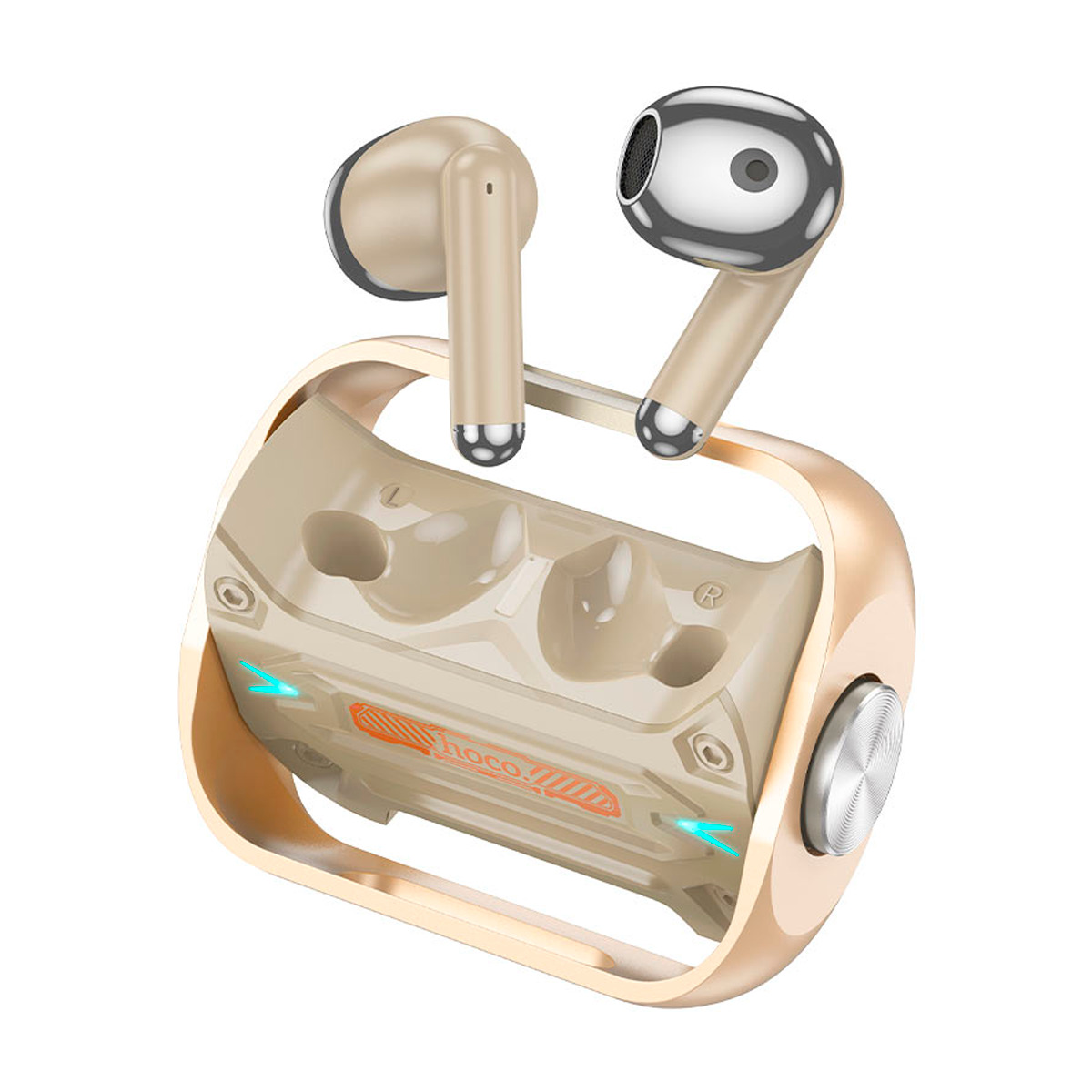Audífonos Bluetooth Hoco Ew55 In Ear Dorado